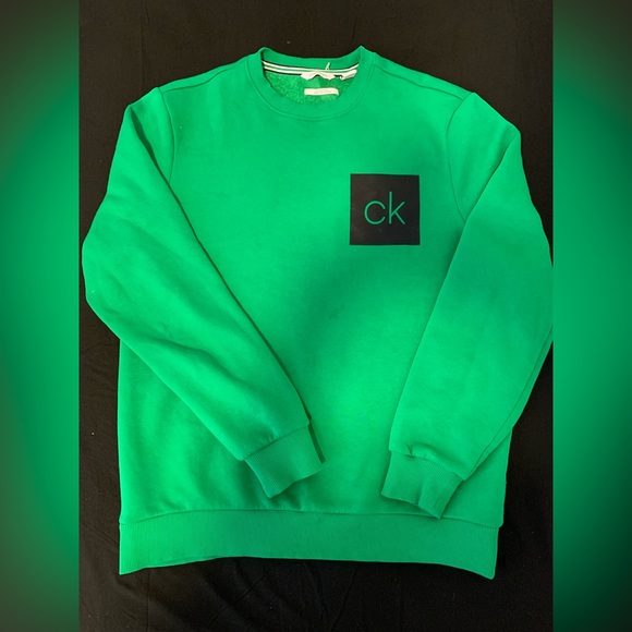 Men's Calvin Klein The Soft Touch Fleece Crew Pullover - Picture 1 of 3